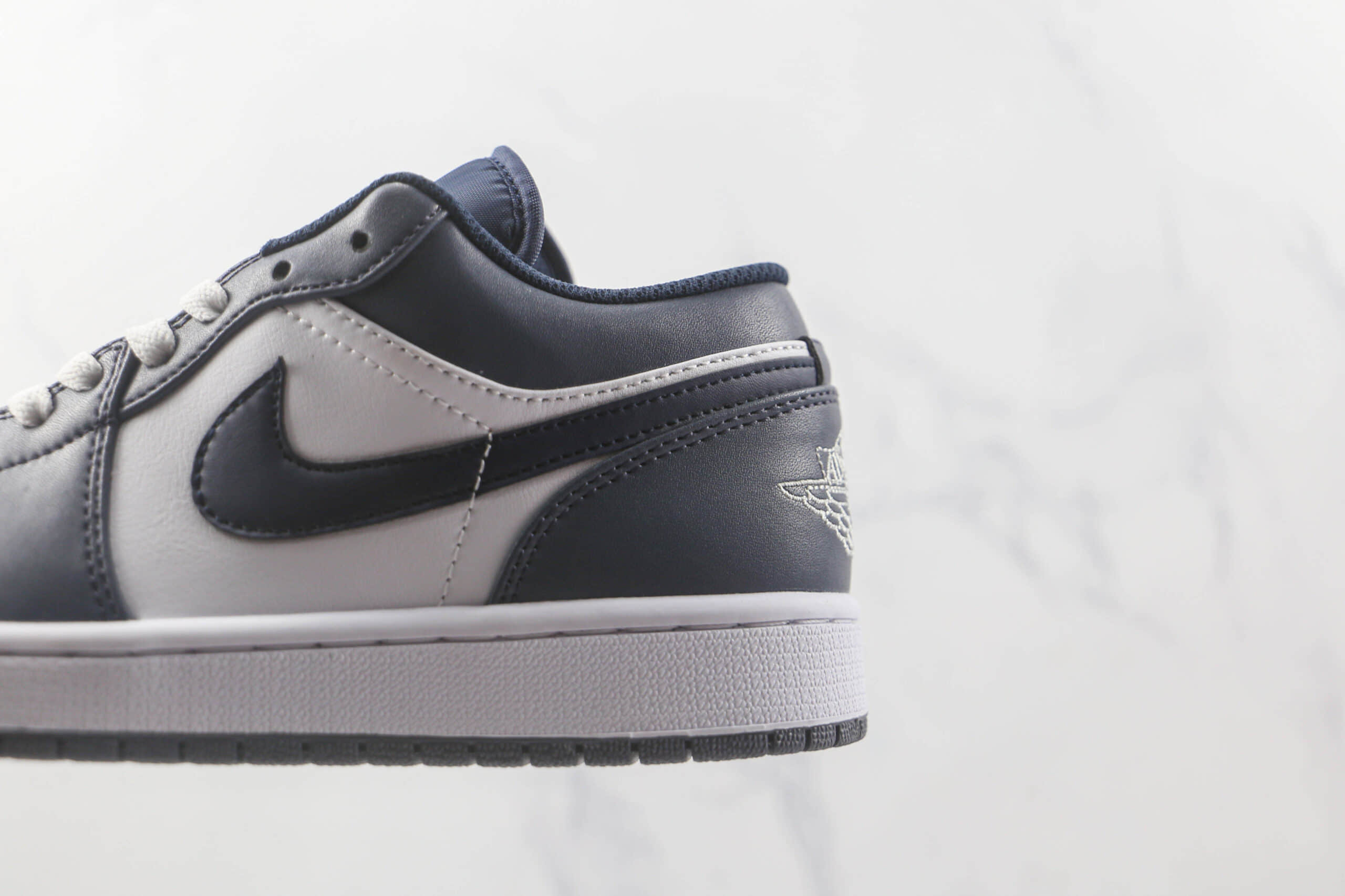 乔丹Air Jordan 1 Low纯原版本低帮AJ1海军蓝板鞋原档案数据开发 货号:553558-414