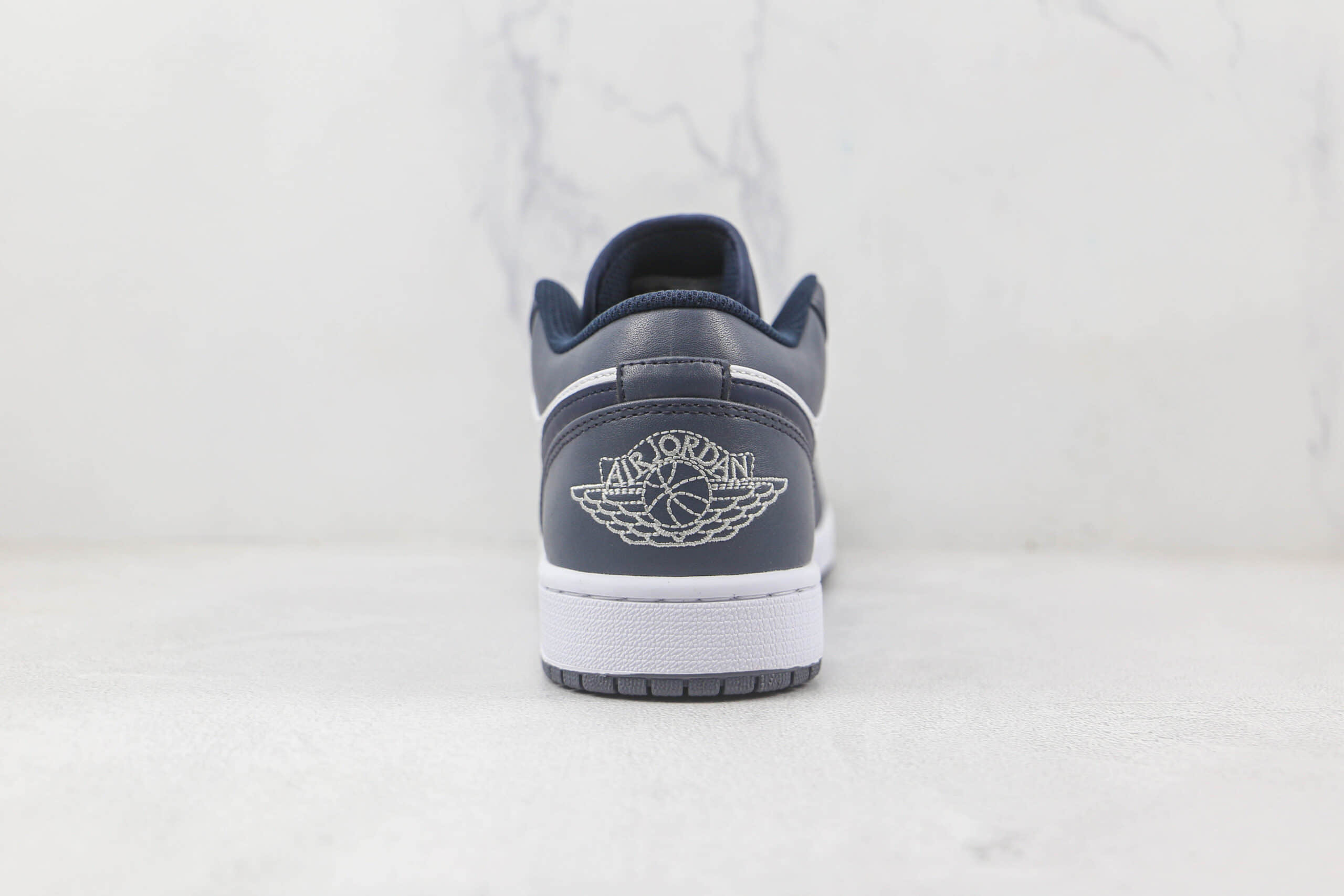 乔丹Air Jordan 1 Low纯原版本低帮AJ1海军蓝板鞋原档案数据开发 货号:553558-414