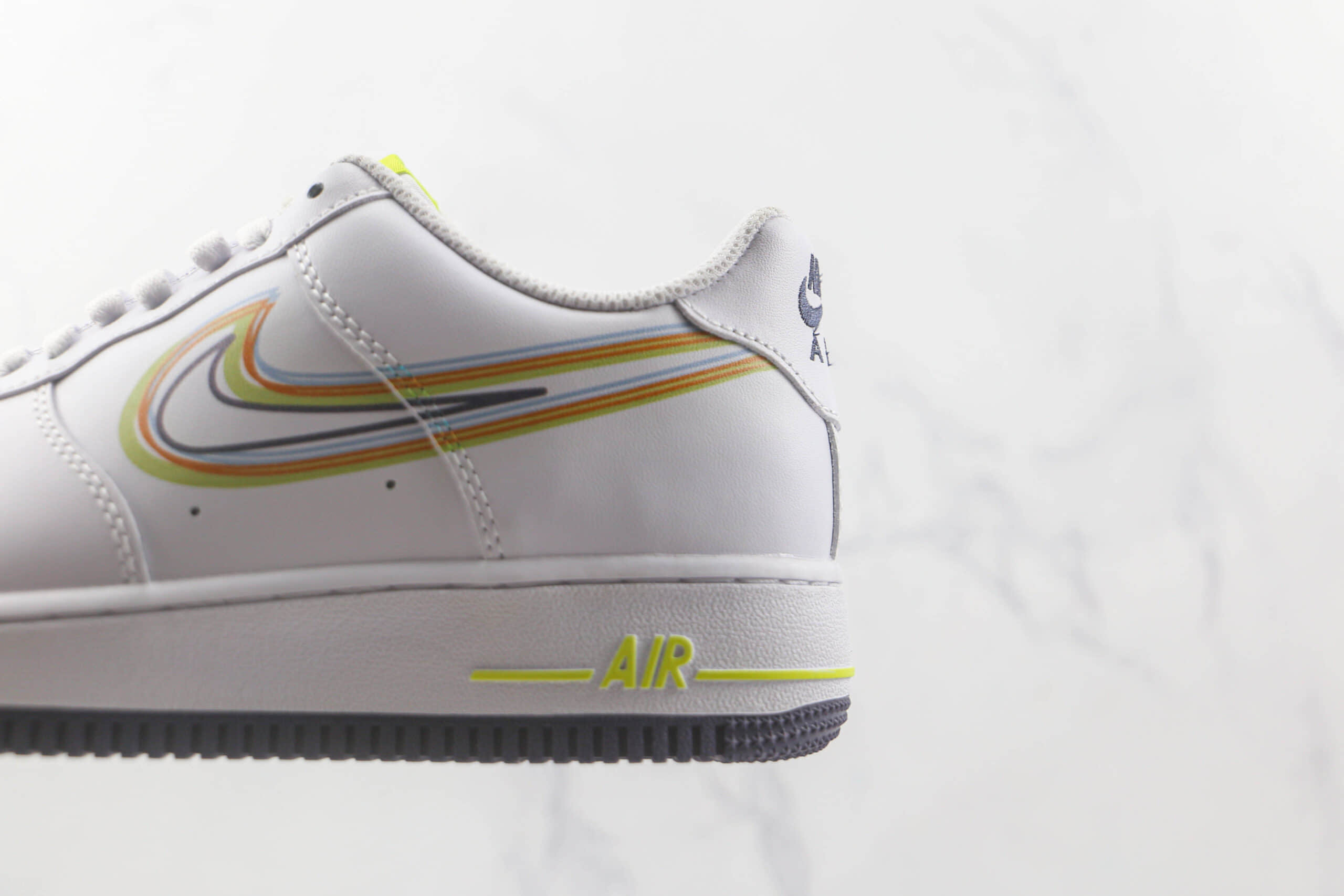 耐克Nike Air Force 1’07 Low纯原版本低帮空军一号多彩勾板鞋内置气垫 货号:BS8871-901