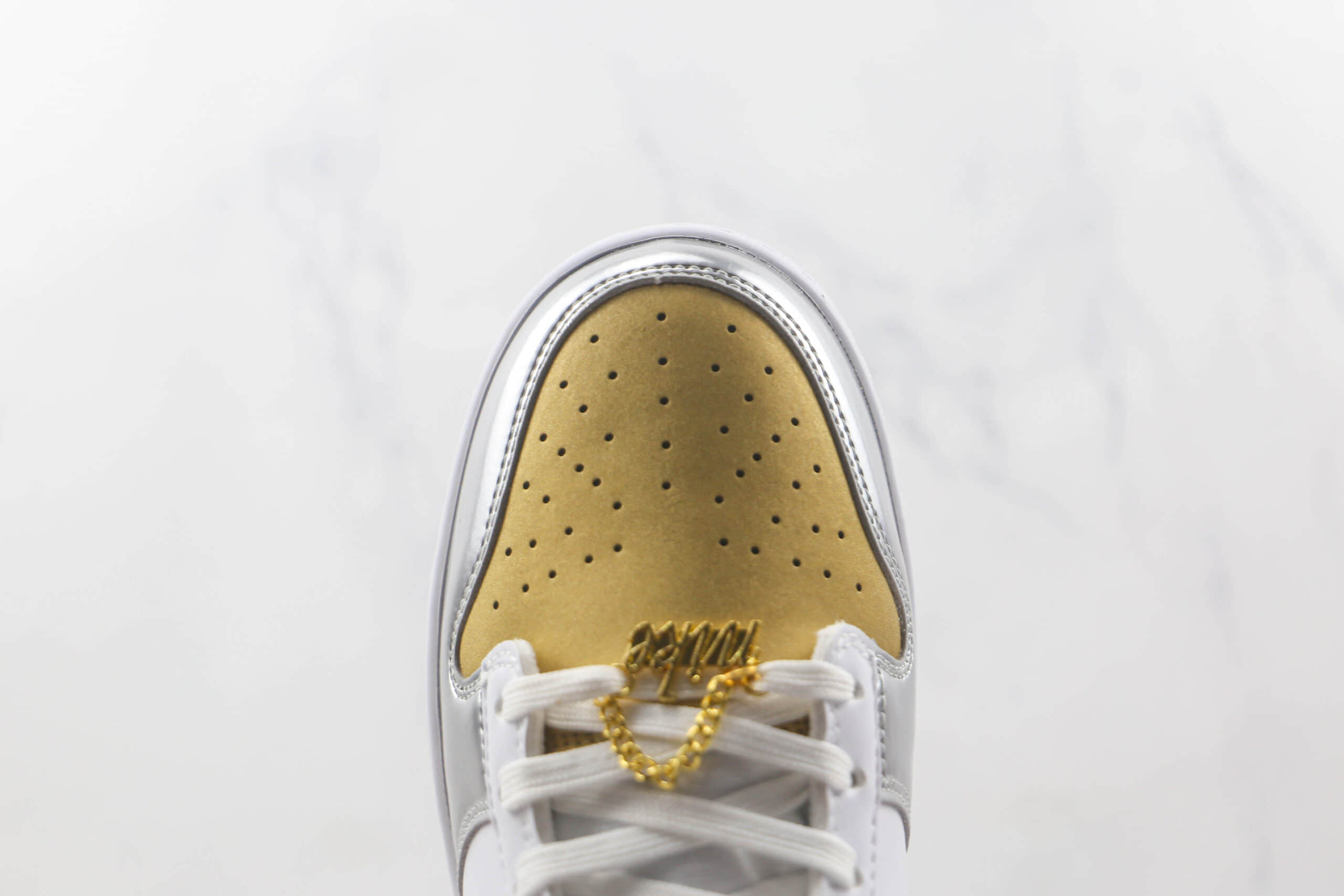 耐克Nike Dunk Low PRM Vast Grey纯原版本低帮DUNK白银金色板鞋原楦头纸板打造 货号:DH4403-700