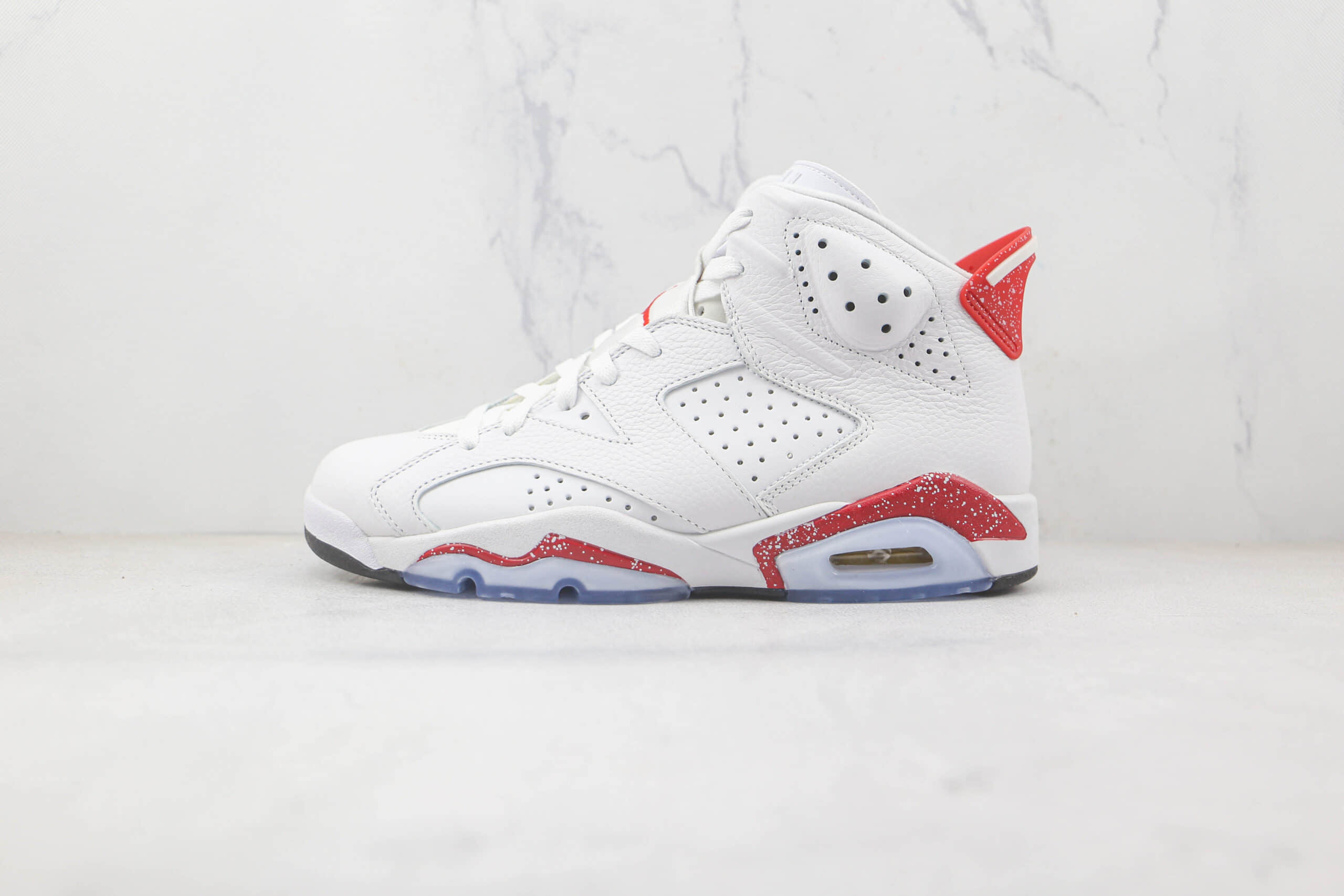 乔丹Air Jordan 6 Red Oreo纯原版本高帮AJ6白红奥利奥配色篮球鞋原楦头纸板打造 货号:CT8529-162
