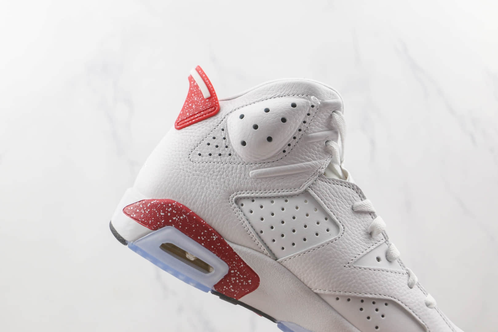 乔丹Air Jordan 6 Red Oreo纯原版本高帮AJ6白红奥利奥配色篮球鞋原楦头纸板打造 货号:CT8529-162