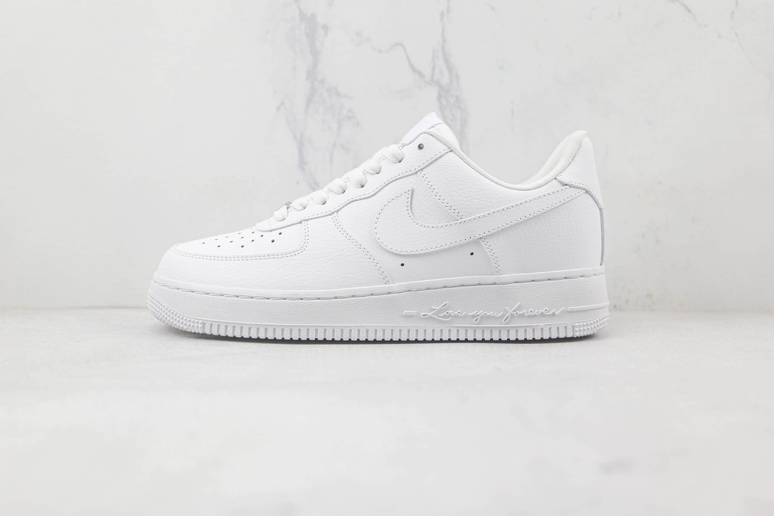 耐克Nike Air Force 1’07 Low纯原版本空军一号低帮AF1板鞋纯白字母印花原厂中底钢印 货号:CW2288-111
