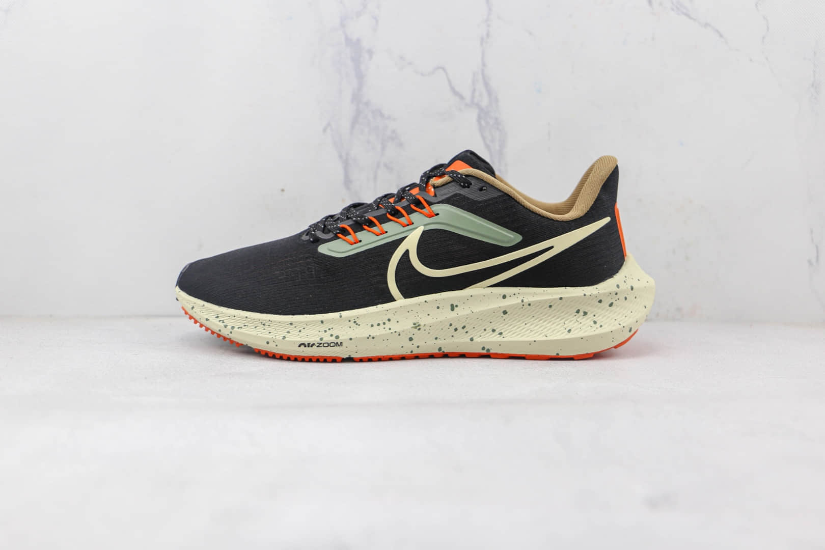 耐克Nike Air Zoom Pegasus 39纯原版本登月39代黑橙色慢跑鞋原楦头纸板打造 货号:DX6039-071