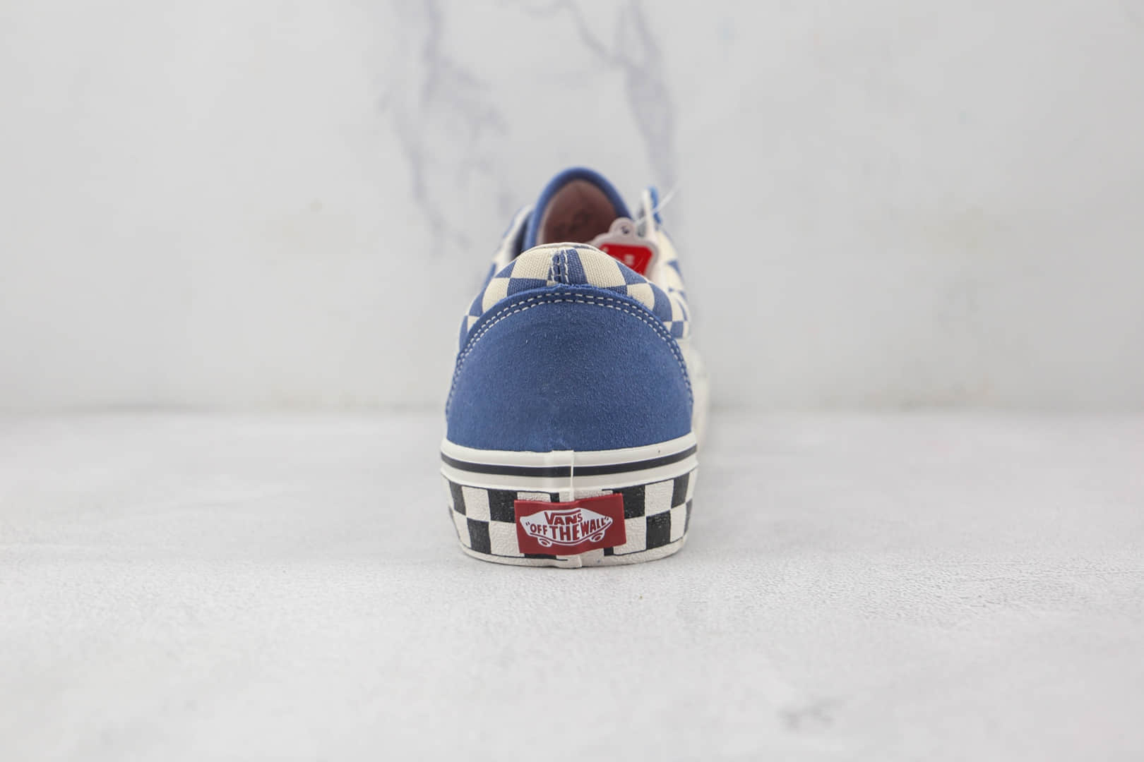 万斯Vans Style 36 Decon sf公司级版本低帮棋盘格蓝半月包头硫化板鞋原楦头纸板打造 货号:VN0A3ZCJB80