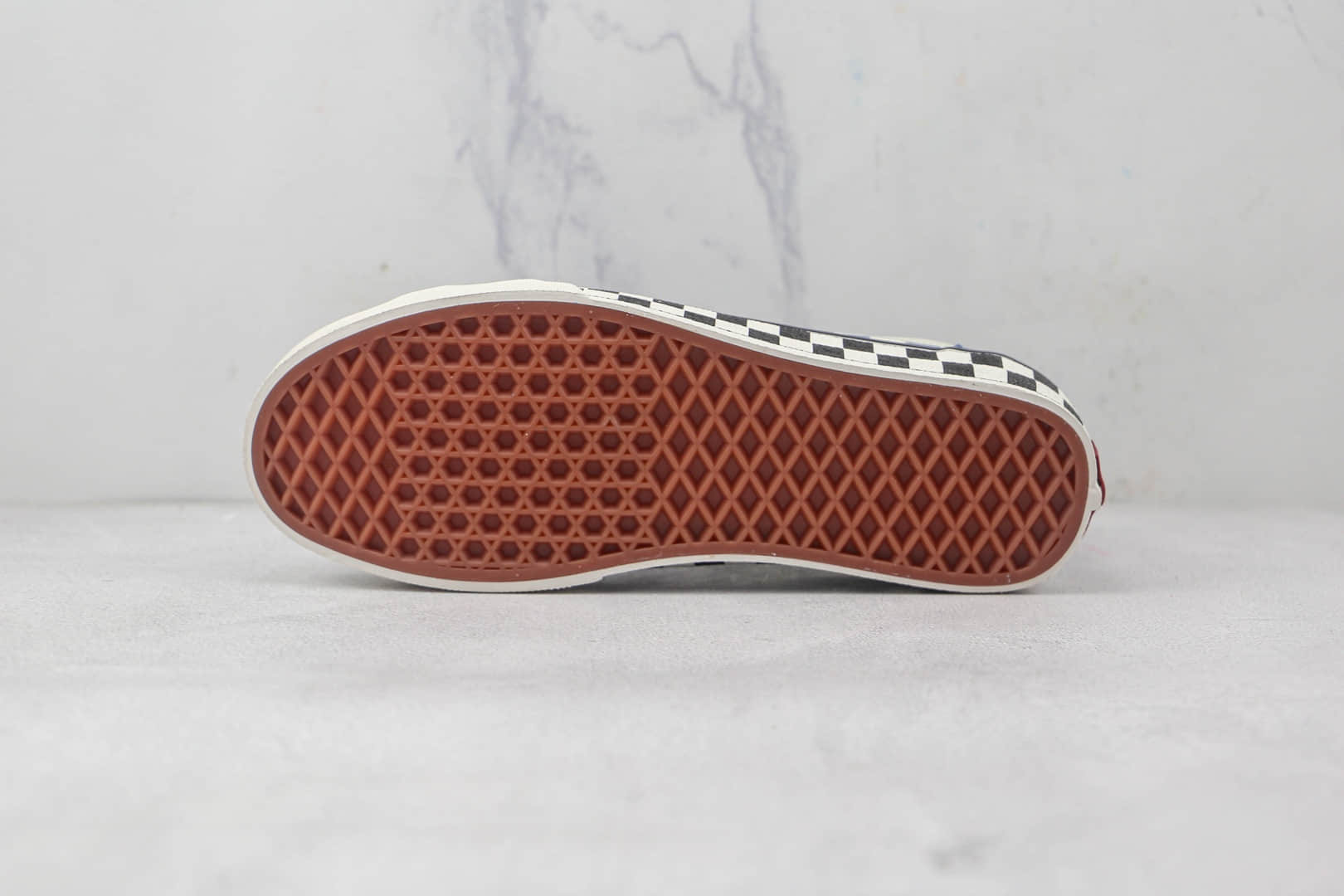 万斯Vans Style 36 Decon sf公司级版本低帮棋盘格蓝半月包头硫化板鞋原楦头纸板打造 货号:VN0A3ZCJB80