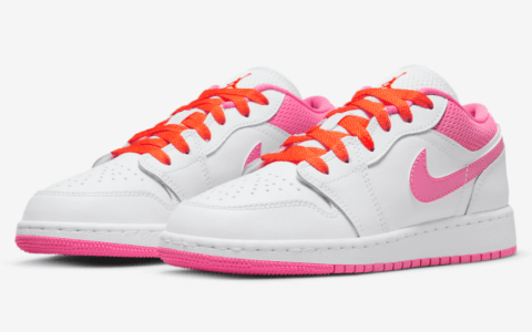 亮橘+芭比粉！AJ1和AJ5你选哪双？