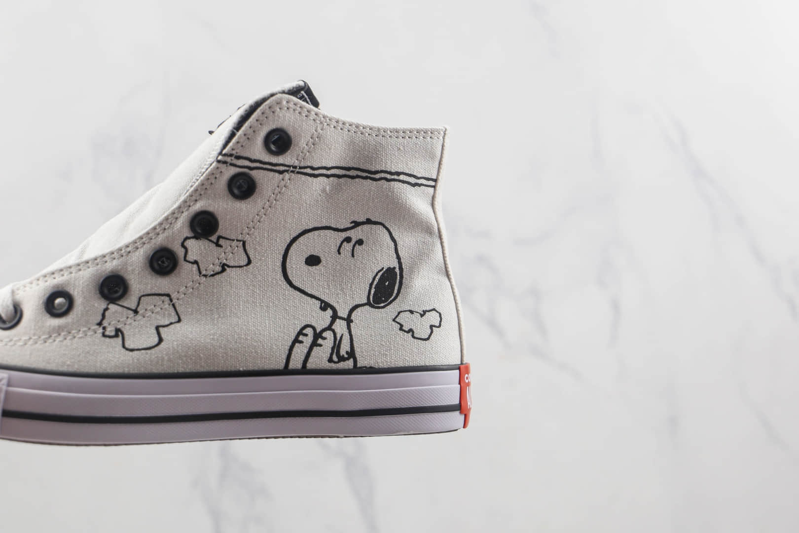 匡威Converse x Peanuts联名款公司级版本动漫白高硫化帆布鞋原鞋开模 货号:A01872C