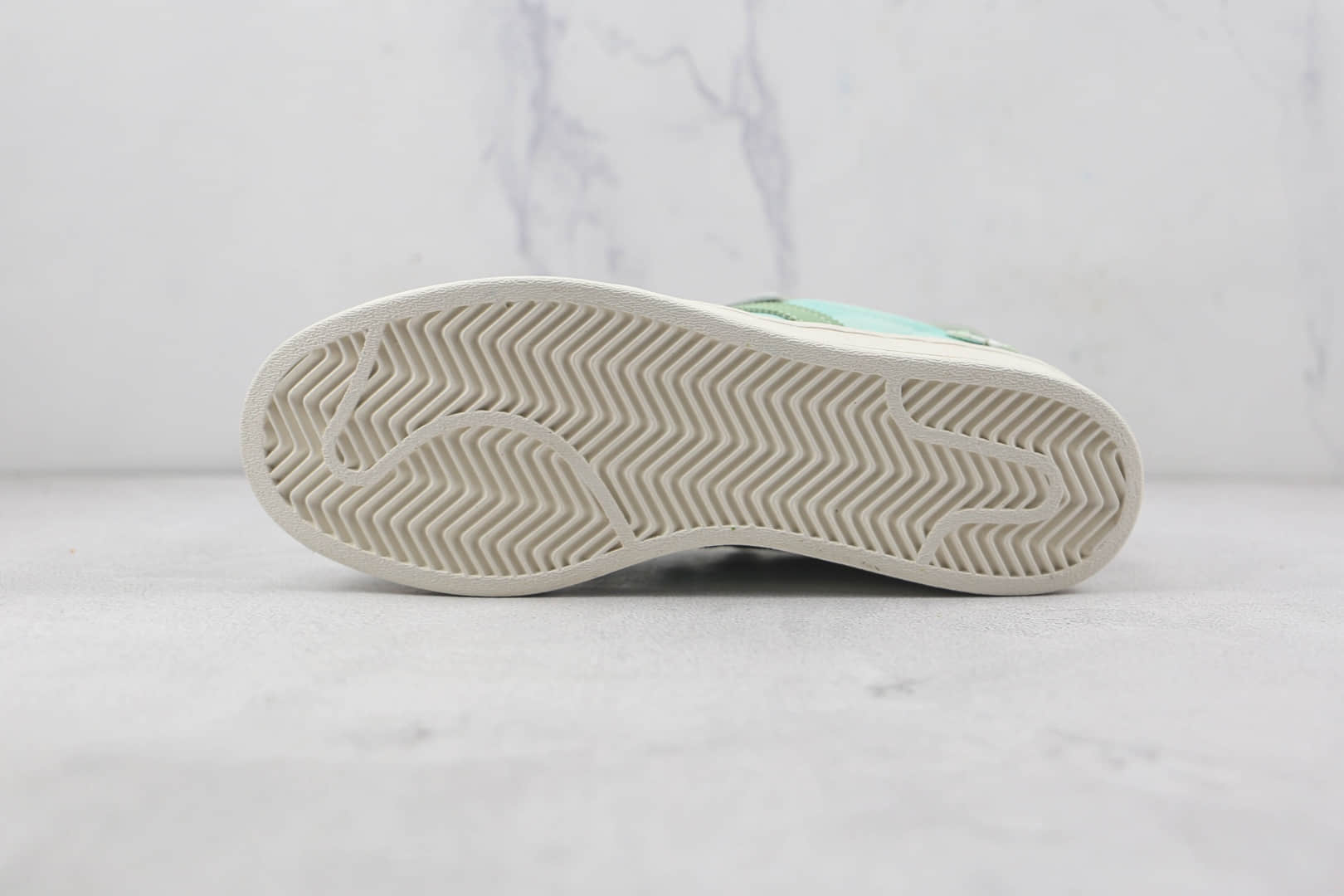 阿迪达斯adidas Originals Superstar Sail Green Lace莆田纯原复刻三叶草贝壳头米白绿花边雪糕丝带配色板鞋原楦头纸板打造 货号:GW4441