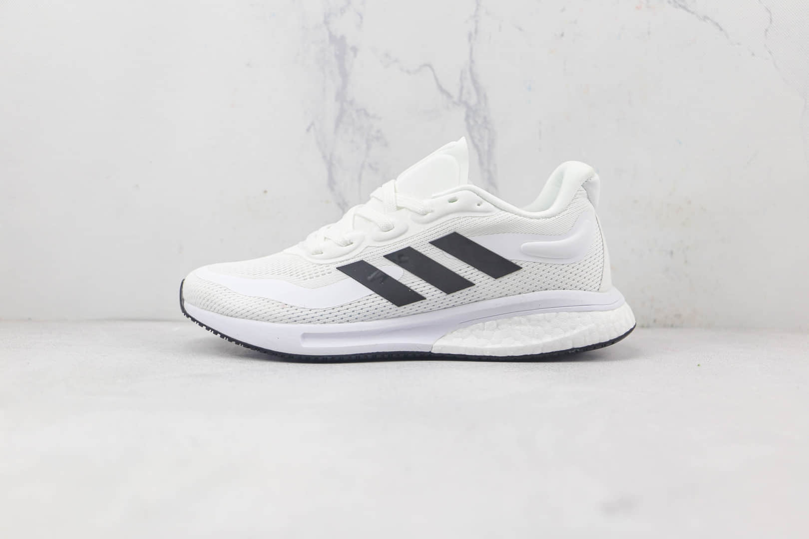 阿迪达斯adidas Supernova M莆田纯原复刻白色爆米花慢跑鞋原档案数据开发 货号:S42723
