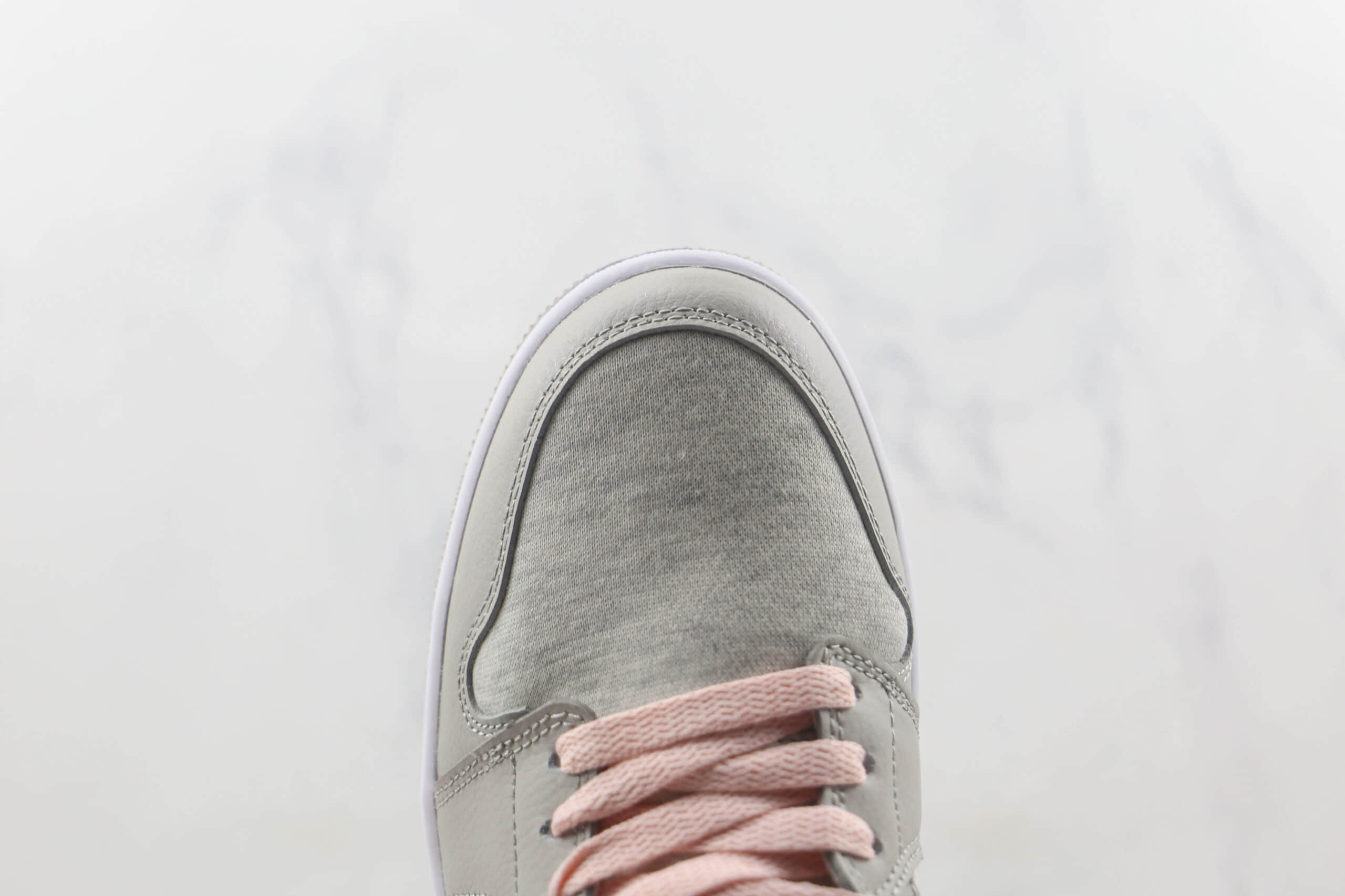 乔丹Air Jordan 1 Low Light Iron Ore莆田天花板AJ1灰白粉色板鞋原楦头纸板打造 货号:DQ6076-001