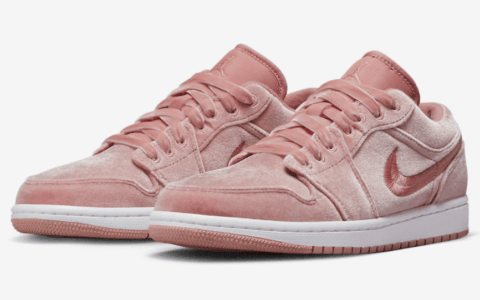 粉嫩天鹅绒AJ1！甜美女孩看过来！ 货号：DQ8396-600