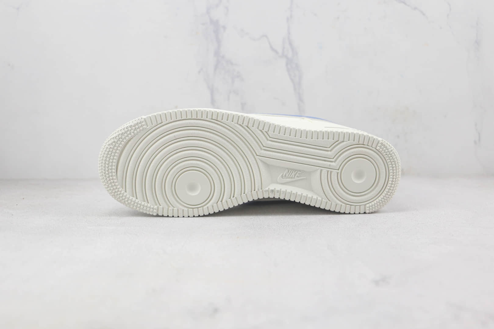 耐克Nike Air Force1莆田天花板纯原复刻版本低帮空军一号AF1蓝金双钩帆布板鞋内置气垫 货号:MN5696-209