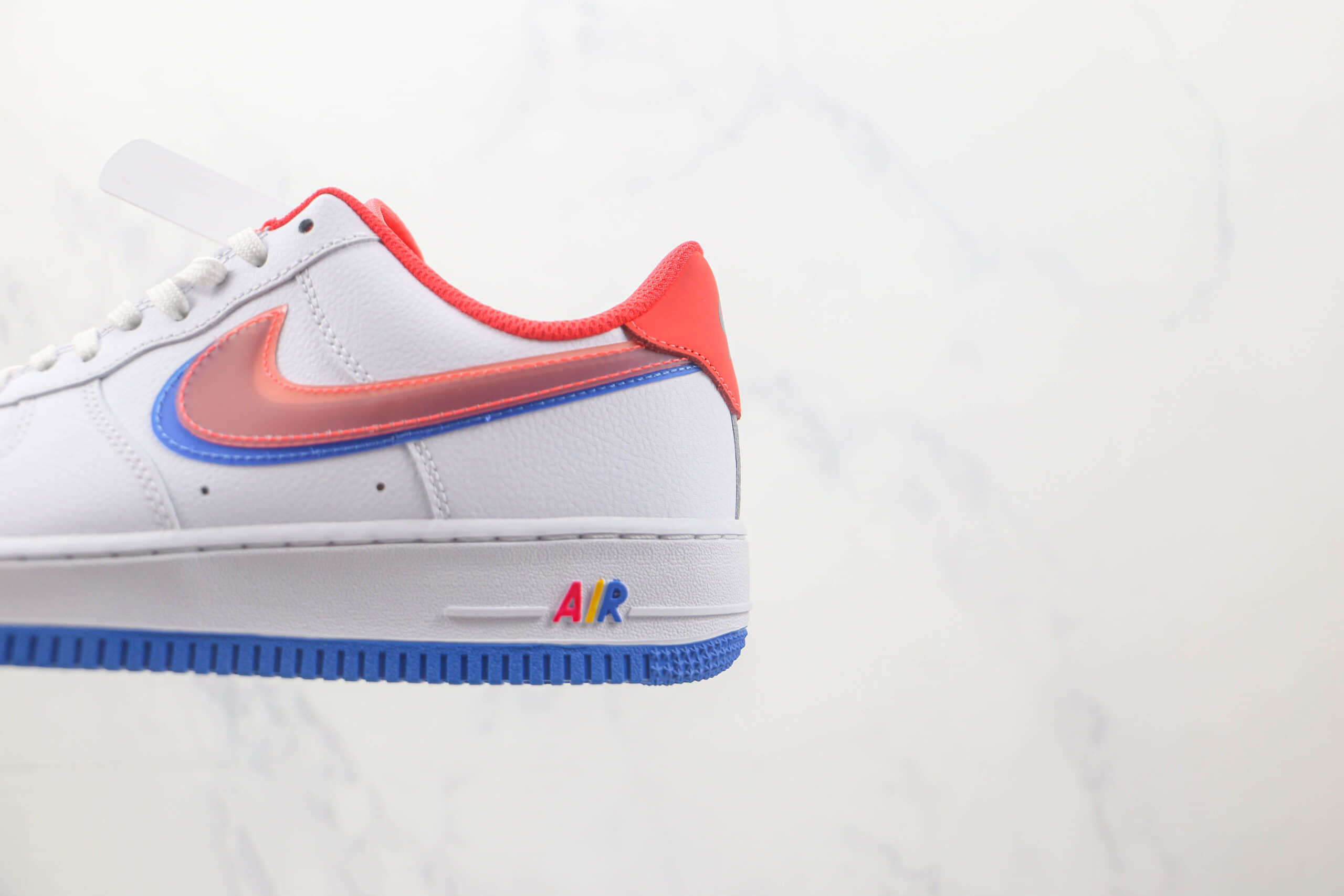 耐克Nike Air Force 1 Low 07莆田纯原复刻版本低帮空军一号白蓝红双勾配色板鞋原鞋开模一比一打造 货号：DX1787-100