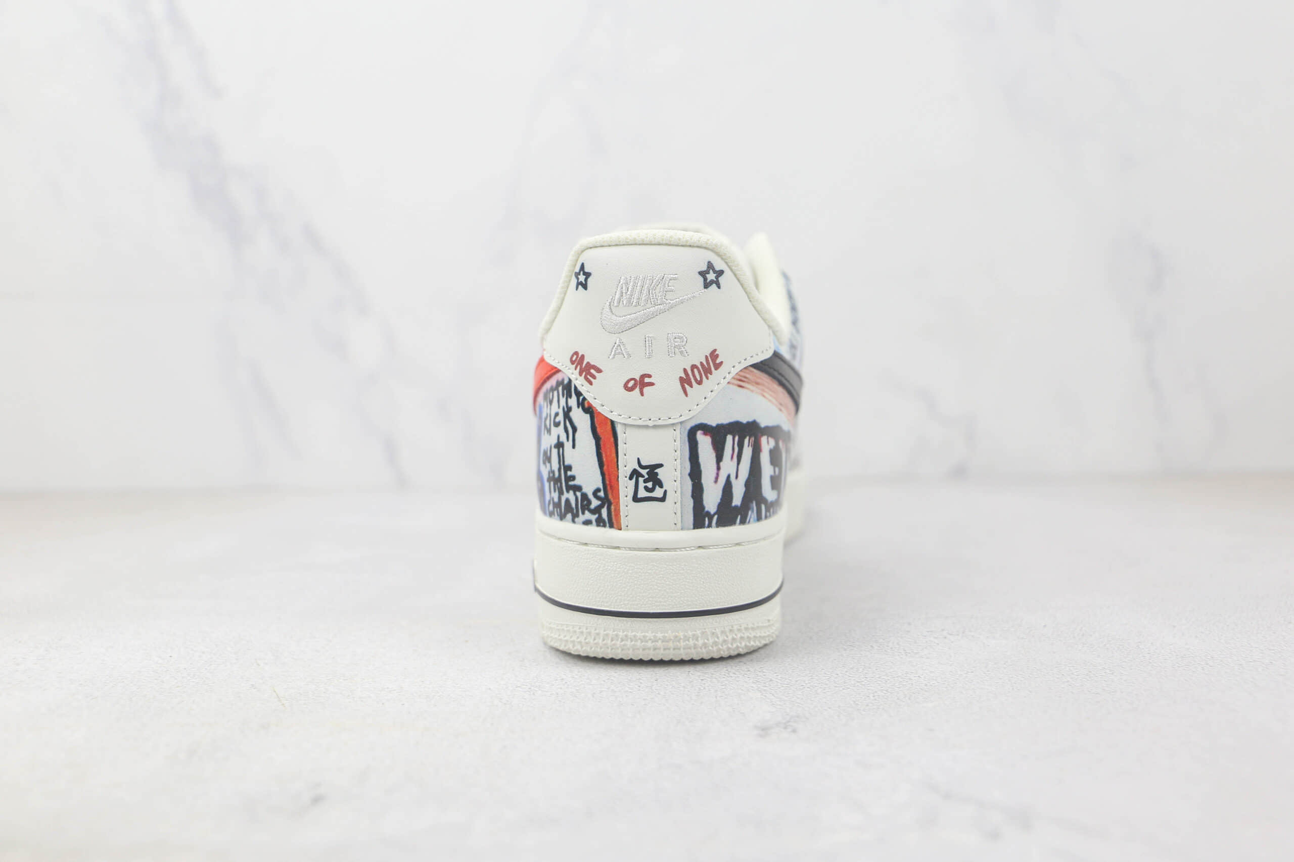 耐克Nike Air Force 1 Low 07纯原版本低帮空军一号热带雨林涂鸦配色板鞋 耐克空军一号定制款 货号:GT6969-198