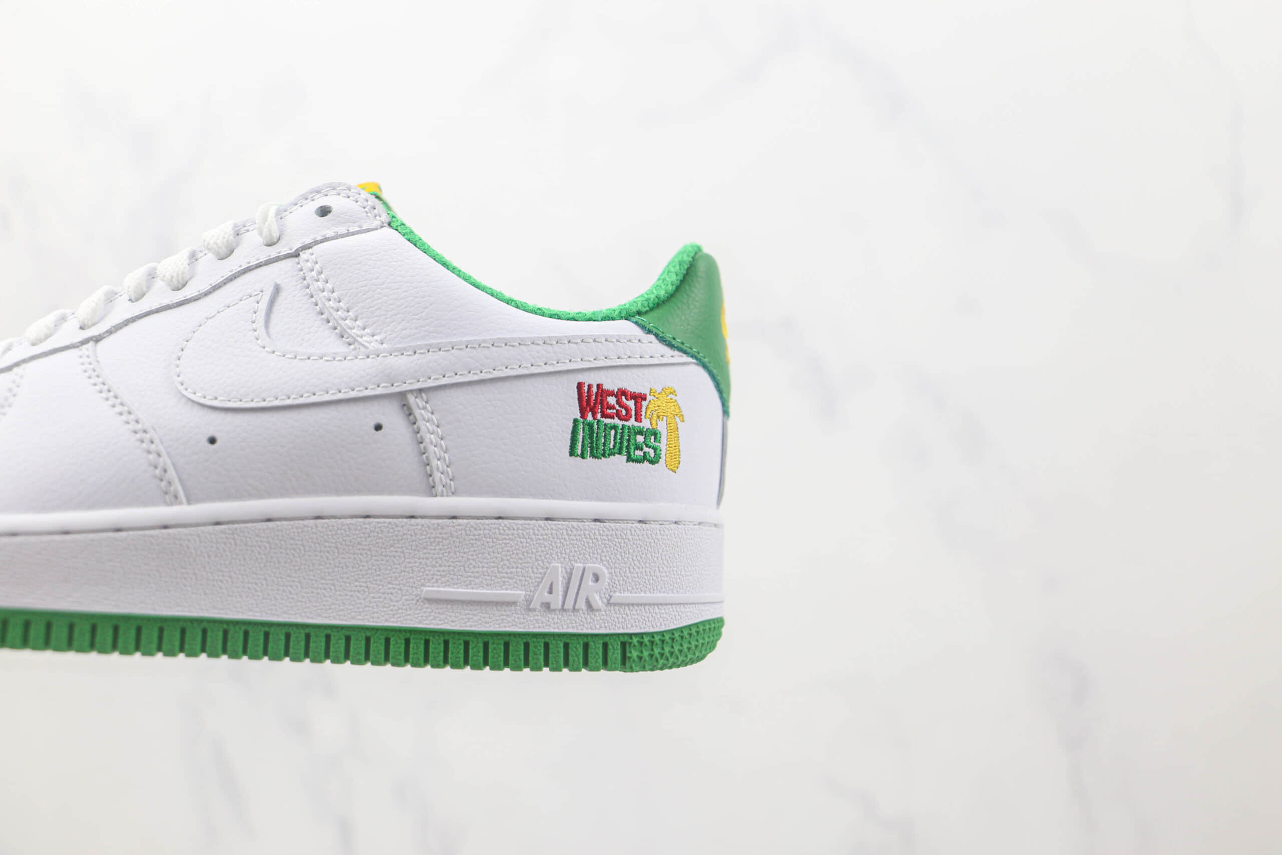耐克Nike Air Force 1 Low 07纯原版本低帮空军一号白绿色板鞋 耐克空军一号定制款 货号:DX1158-100
