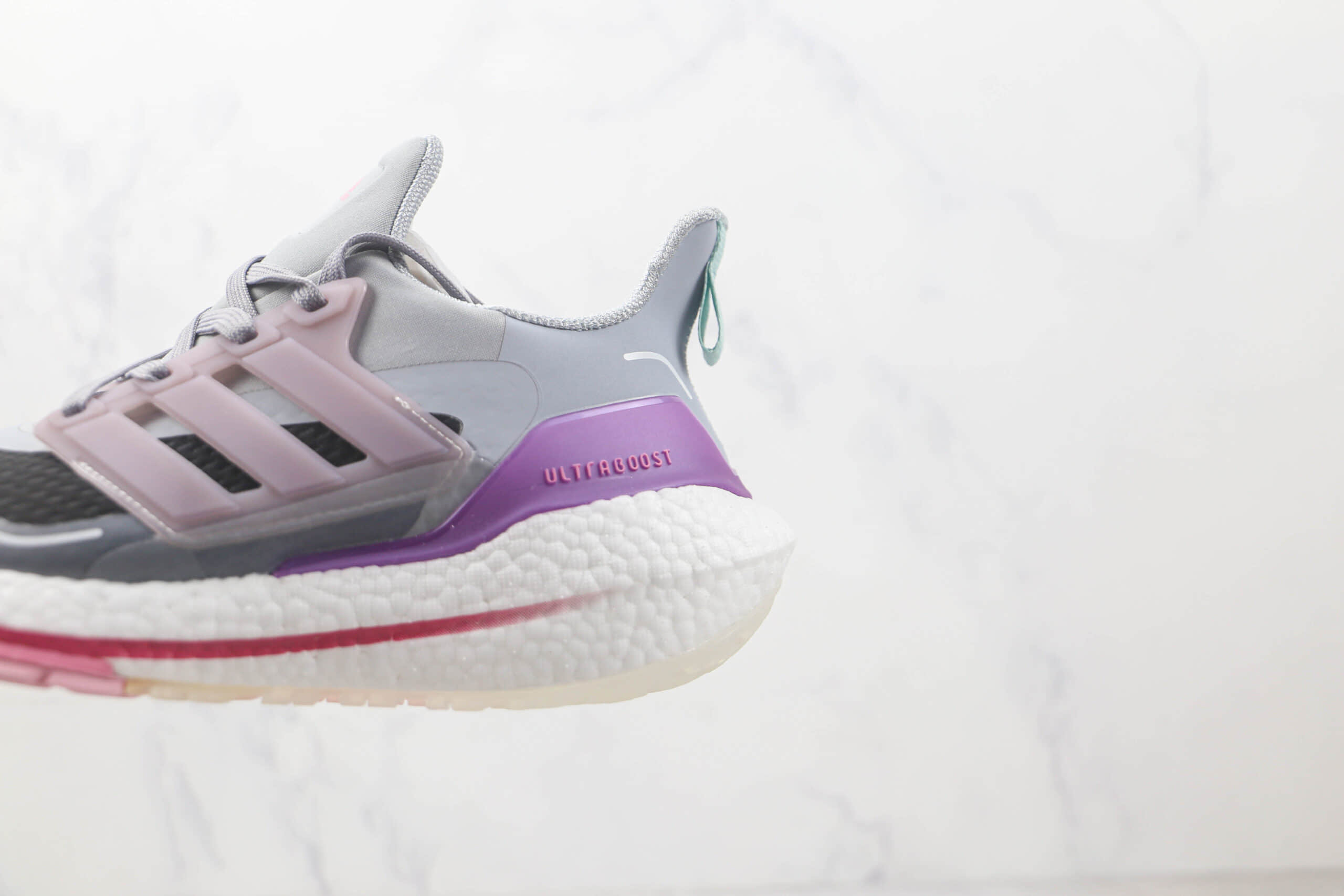 阿迪达斯adidas ultra boost 2021纯原版本Ub7.0黑灰粉爆米花跑鞋 阿迪达斯UB系列慢跑鞋 货号:S23908