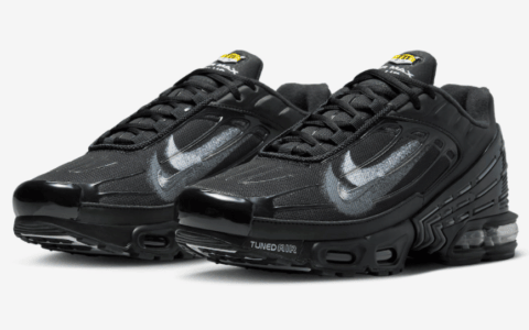 喷漆Swoosh！复古跑鞋Air Max Plus 3新配色即将登场！ 货号：FD0659-001