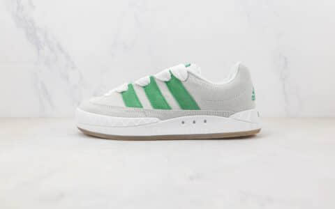 阿迪达斯 Adidas ADIMATIC纯原版本灰绿色三叶草复古慢跑鞋 阿迪达斯三叶草系列板鞋 货号：GZ6206