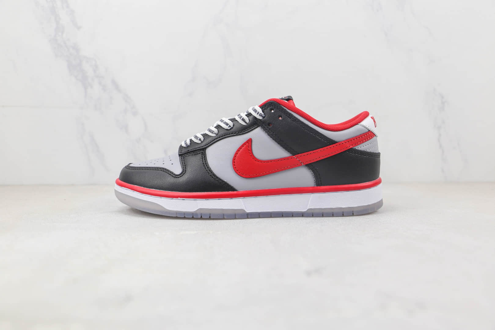 耐克Nike SB Dunk Low Dunk纯原版本低帮SB DUNK灰黑红色板鞋 耐克DUNK工厂货源 货号:DR6189-001