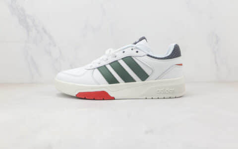 阿迪达斯adidas Courtbeat POST UP纯原版本网球休闲板鞋　阿迪达斯校园板鞋　货号：GX1743