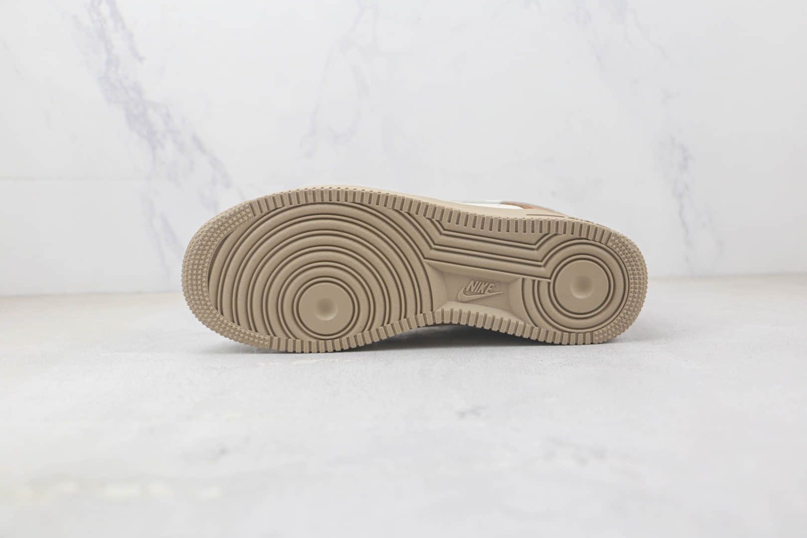 耐克Nike Air Force 1 Low纯原版本低帮空军一号白灰棕拼接板鞋 耐克空军一号定制款 货号:BS8871-107