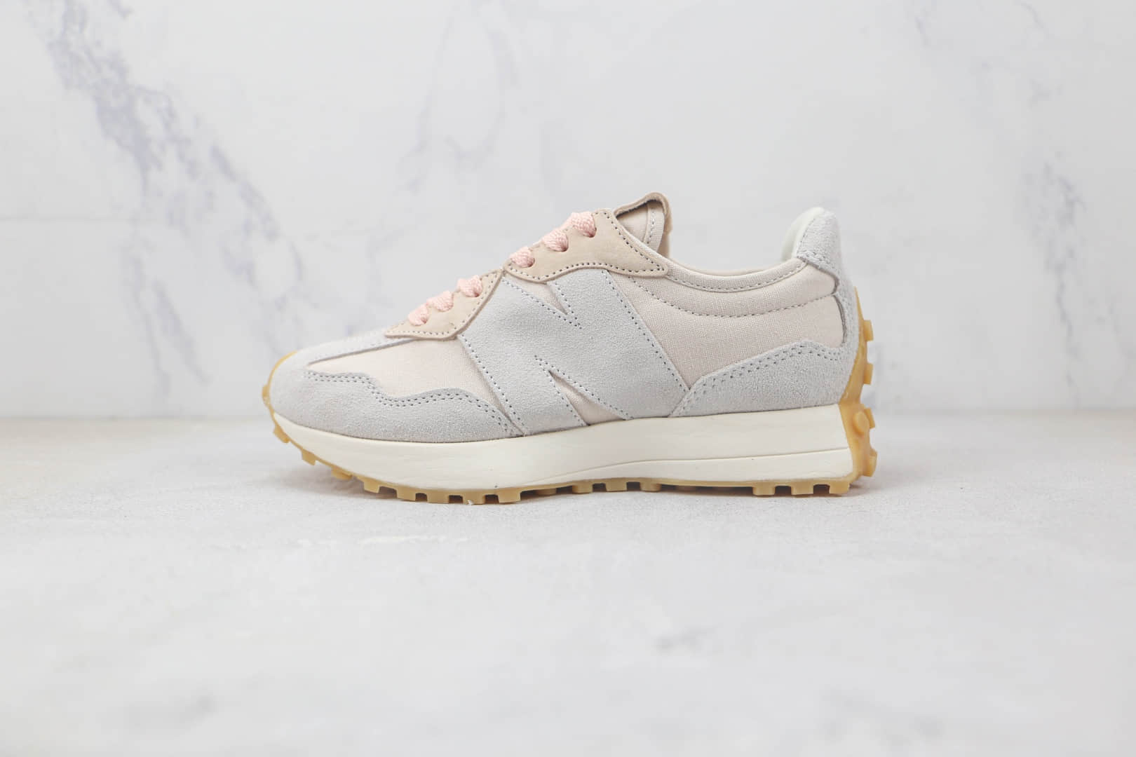 新百伦New Balance 327纯原版本皮面NB327复古老爹鞋 新百伦NB327复古慢跑鞋 货号:MS327ASN