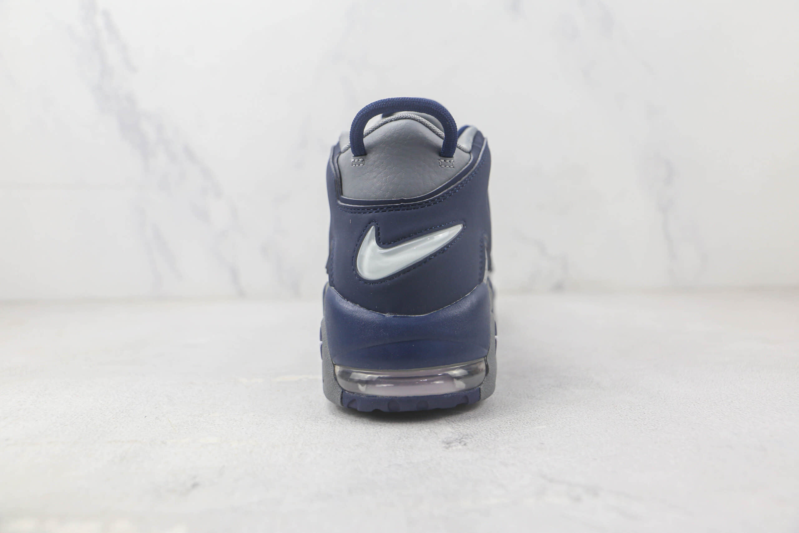 耐克Nike Air More Uptempo纯原版本皮蓬大R灰蓝色篮球鞋 耐克皮蓬系列球鞋 货号:911948-003