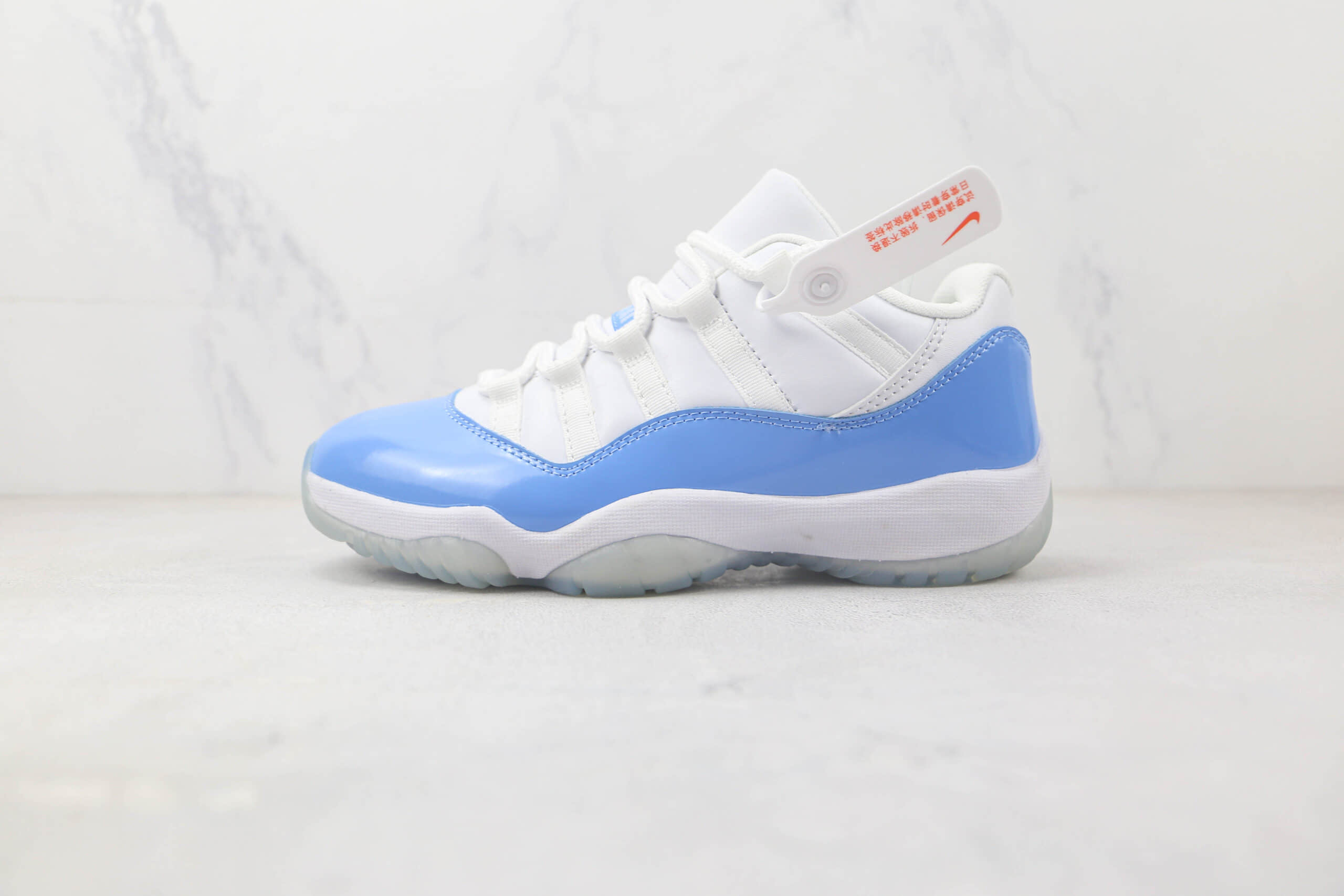 乔丹Air Jordan 11 Low Columbia纯原版本低帮AJ11北卡蓝配色球鞋 莆田天花板AJ系列 货号：528895-108