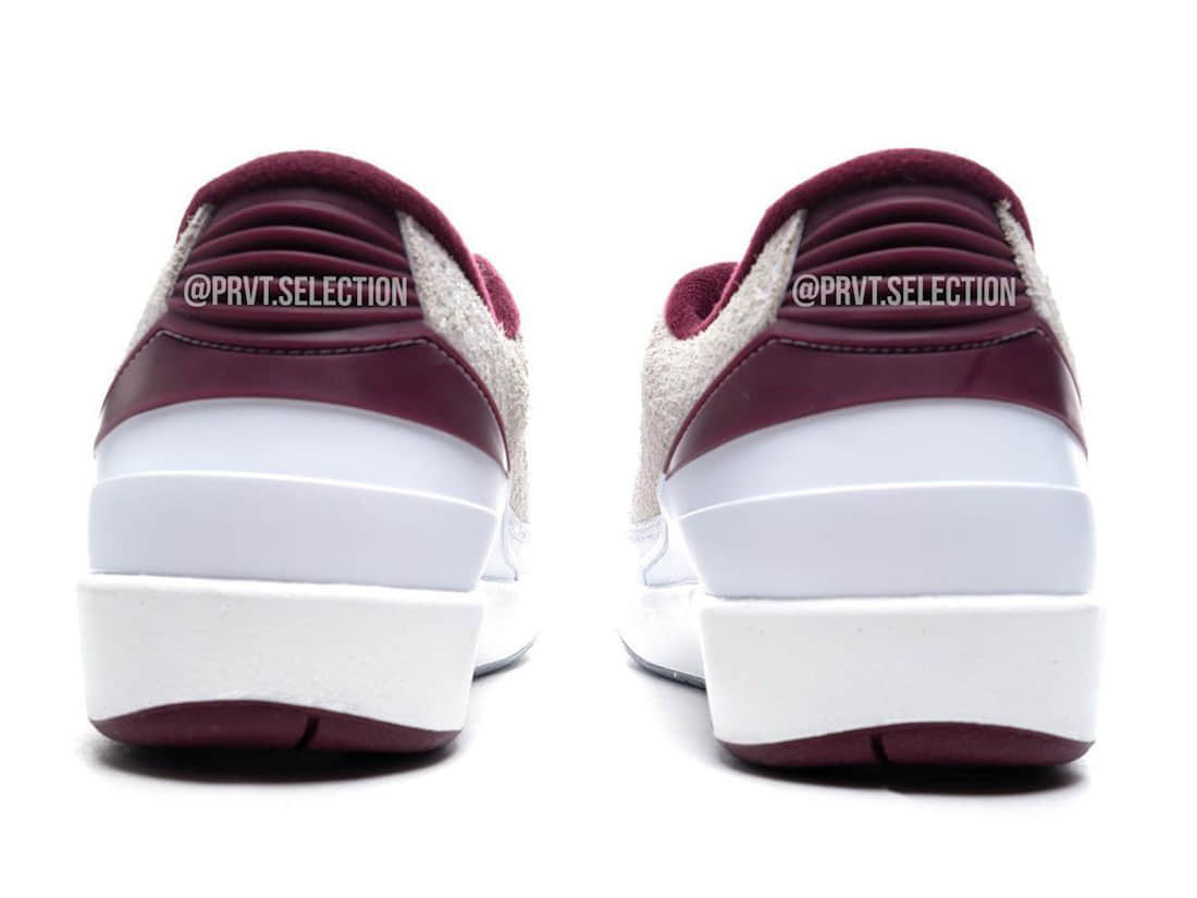 颜值质感都在线！全新“樱桃木”AJ2实物曝光！ 货号：DV9956-103