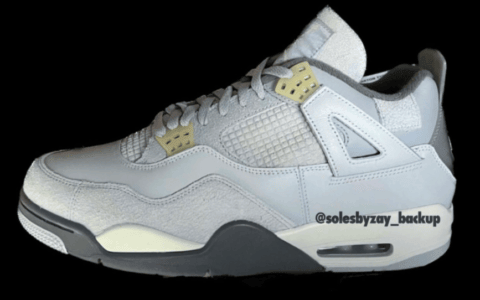 AJ4 SE “Craft”实物曝光！清新复古！ 货号：DV3742-021