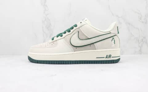耐克Nike Air Force 1 Low 07纯原版本低帮空军一号灰绿麂皮板鞋 耐克空军一号校园板鞋 货号：DZ3696-002