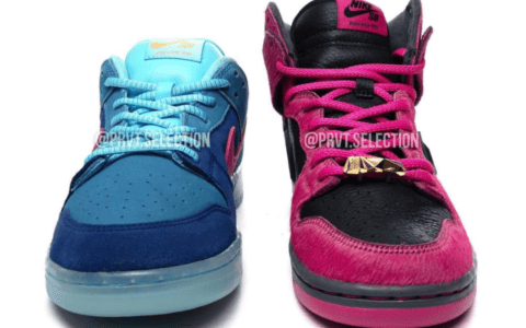 RTJ x Nike SB Dunk联名上脚图曝光！你选蓝精灵还是黑粉？