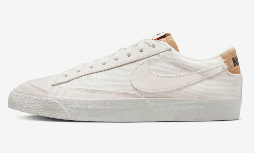 软木塞小白鞋!全新可回收Blazer Low首度曝光! 货号:DV7231-001