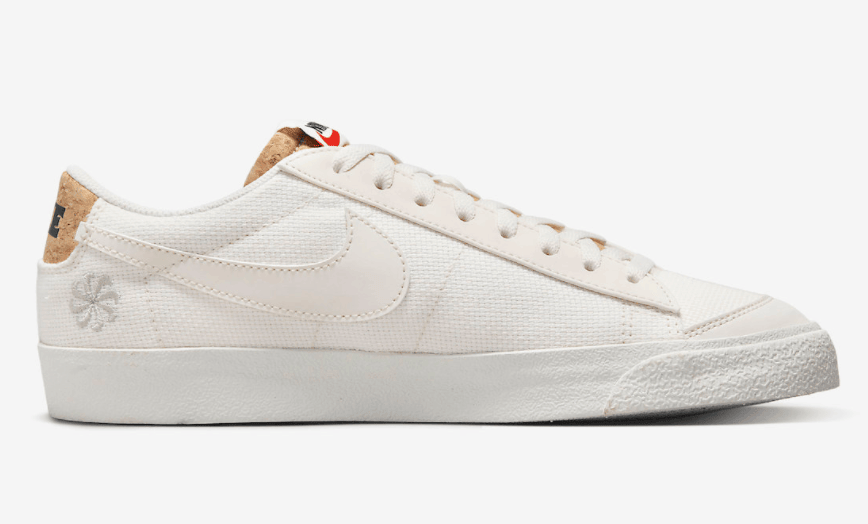 软木塞小白鞋!全新可回收Blazer Low首度曝光! 货号:DV7231-001