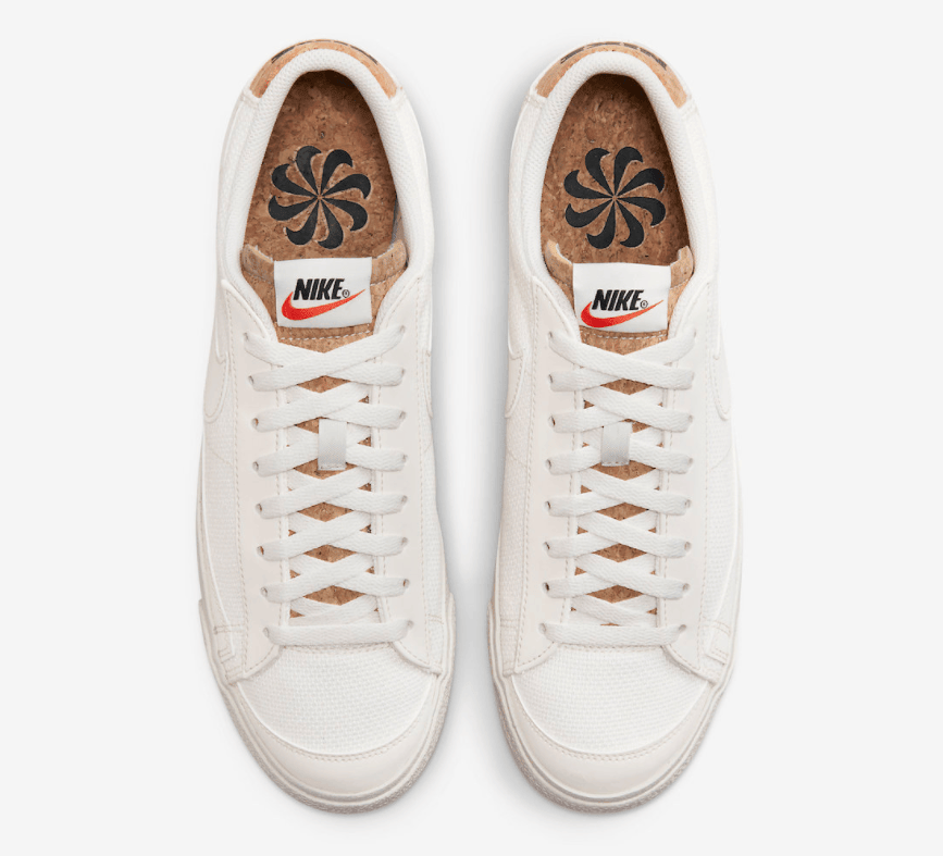 软木塞小白鞋!全新可回收Blazer Low首度曝光! 货号:DV7231-001