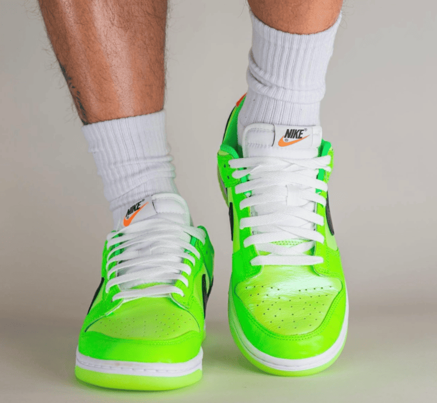吸睛夜光大底!这双荧光绿Dunk太骚气! 货号:FJ4610-702