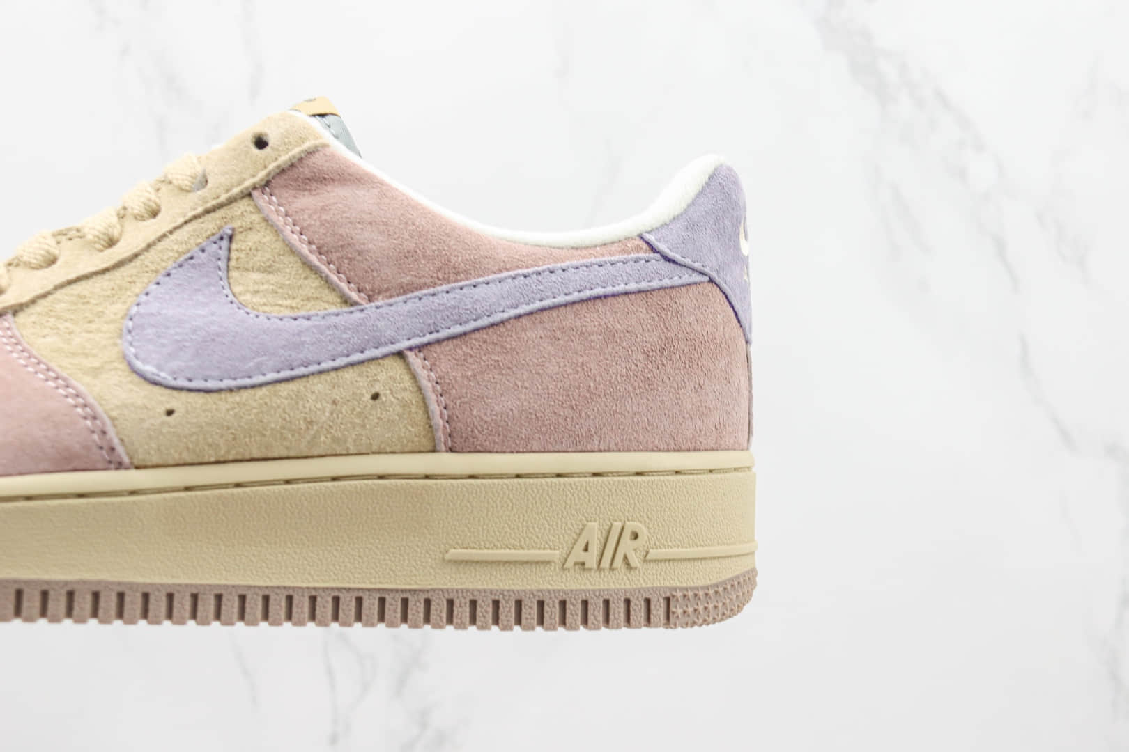 耐克Nike Air Force 1 Low 07纯原版本低帮空军一号情人节限定芋泥紫配色板鞋 莆田耐克空军一号系列 货号:ZB2121-103