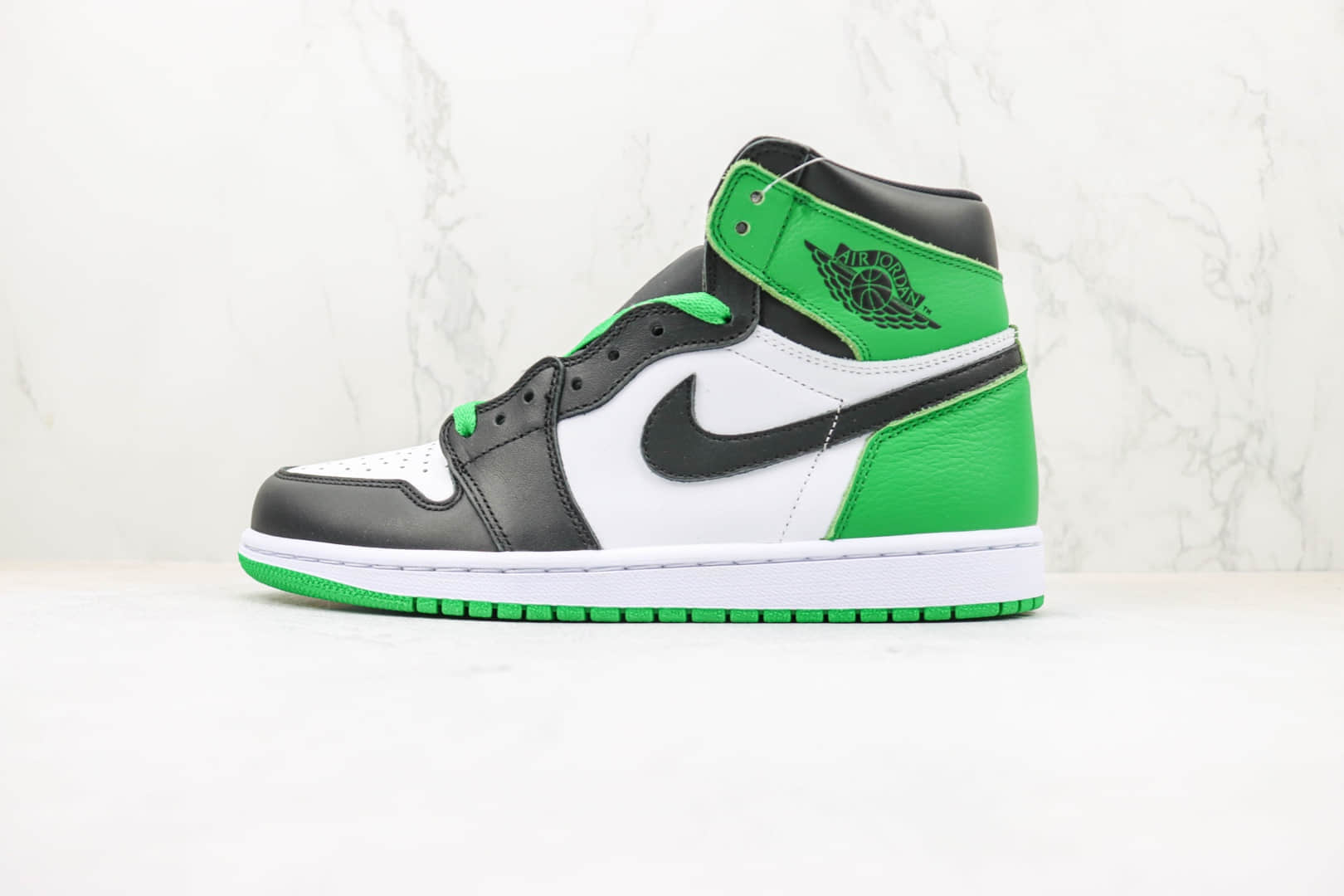 乔丹Air Jordan 1 High OG Lucky Green纯原版本高帮AJ1凯尔特人黑绿脚趾板鞋 莆田天花板AJ1系列 货号:DZ5485-031
