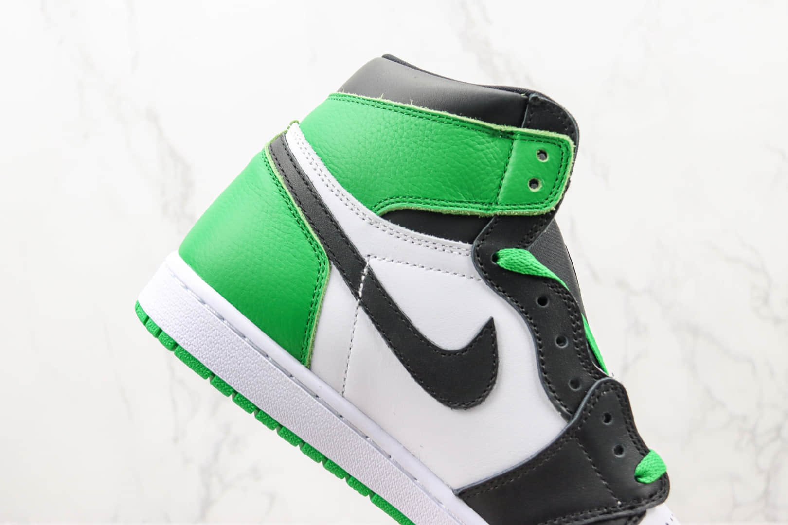 乔丹Air Jordan 1 High OG Lucky Green纯原版本高帮AJ1凯尔特人黑绿脚趾板鞋 莆田天花板AJ1系列 货号:DZ5485-031