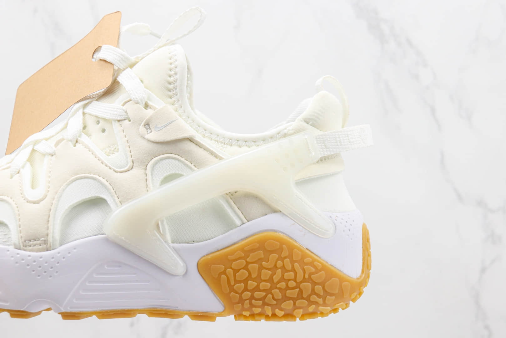 耐克Nike Huarache纯原版本华莱士12代米白色氯丁橡胶运动休闲跑鞋 莆田天花板华莱士系列 货号:DO8031-101