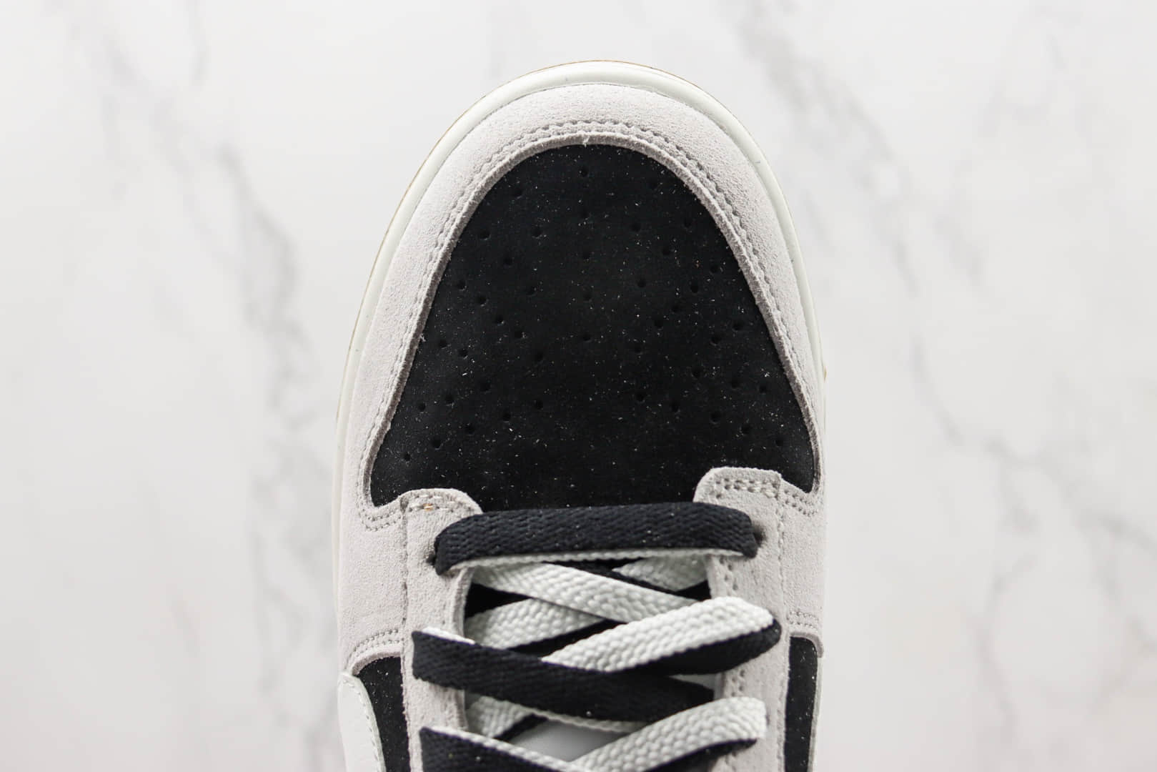 耐克Nike Dunk Low纯原版本低帮Dunk米灰黑色双钩板鞋 莆田天花板Dunk系列 货号:DO9457-123