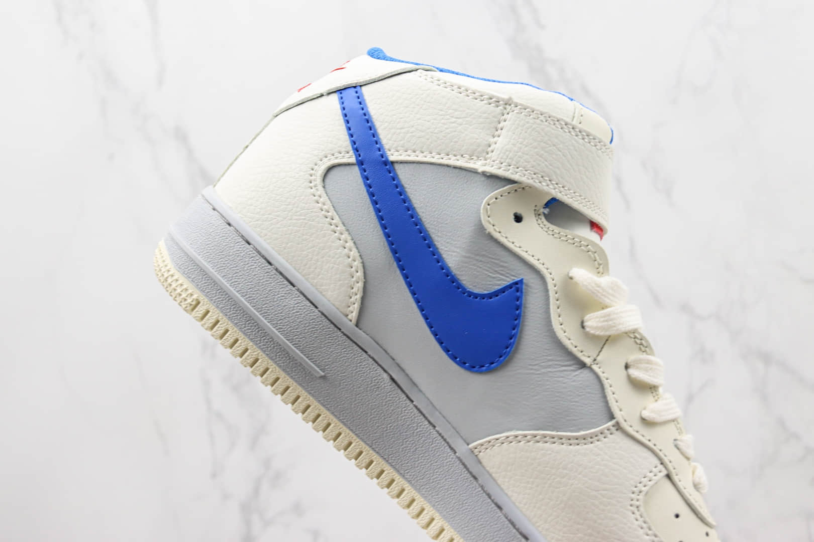 耐克Nike Air Force 1 Mid纯原版本空军一号大白兔中帮板鞋 莆田天花板AF1系列 货号:CW0088-928