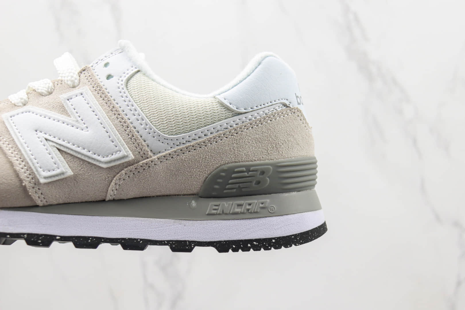 新百伦New Balance 574纯原版本NB574白粉色复古慢跑鞋 莆田新百伦货源 货号:ML574EVW