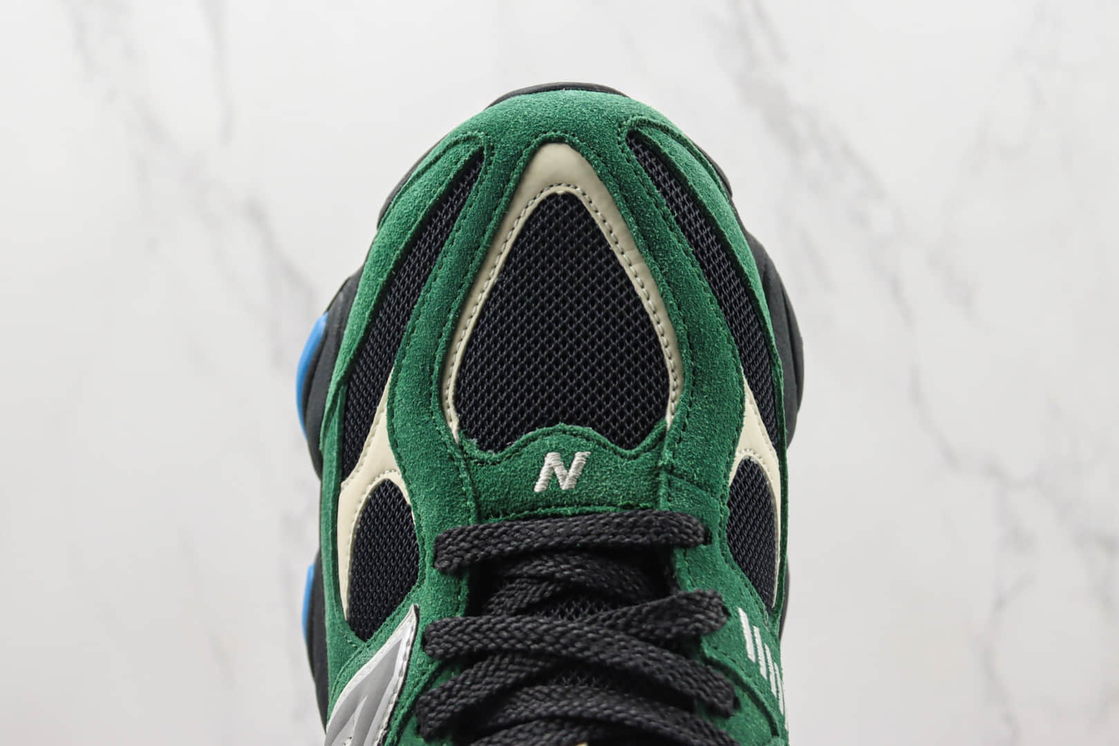新百伦Joe Freshgoods x New Balance 9060纯原版本NB9060联名款黑绿色复古慢跑鞋 莆田新百伦货源 货号:U9060VRA