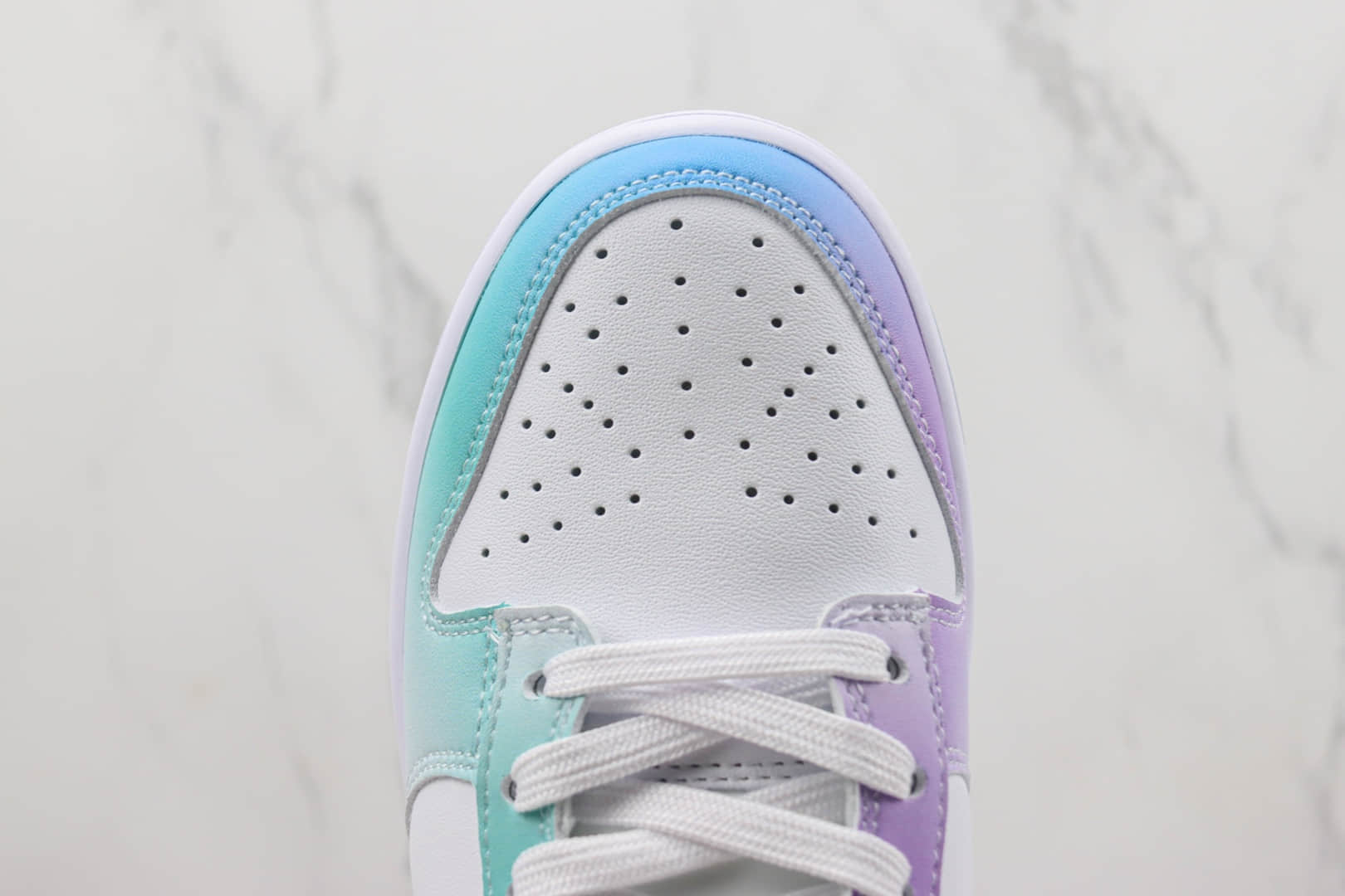 耐克Nike Dunk Low纯原版本低帮Dunk白蓝紫渐变板鞋 莆田天花板Dunk系列 货号:FJ7743-194