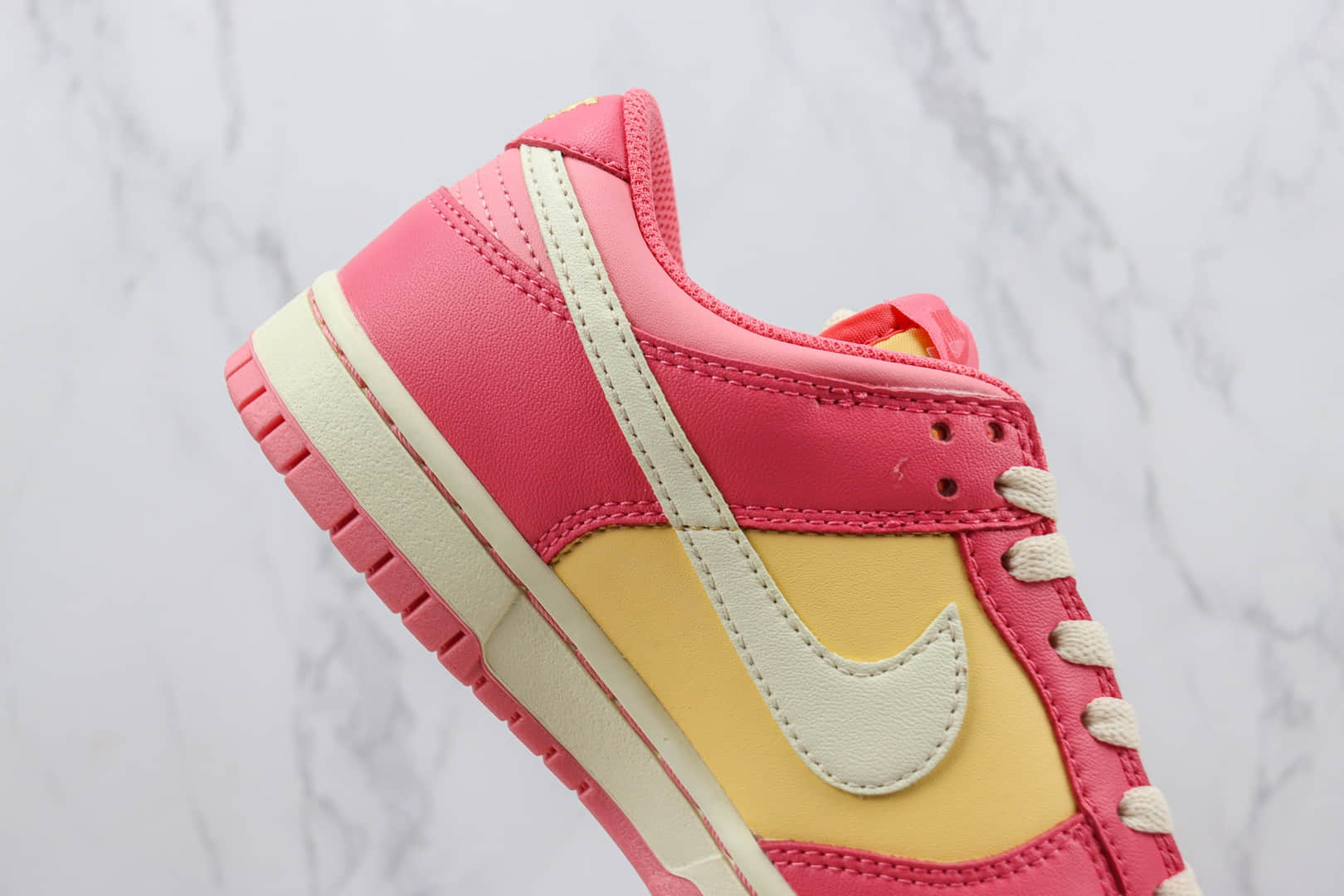 耐克Nike Dunk Low纯原版本低帮Dunk黄粉色板鞋 莆田天花板Dunk系列 货号:DH9765-200