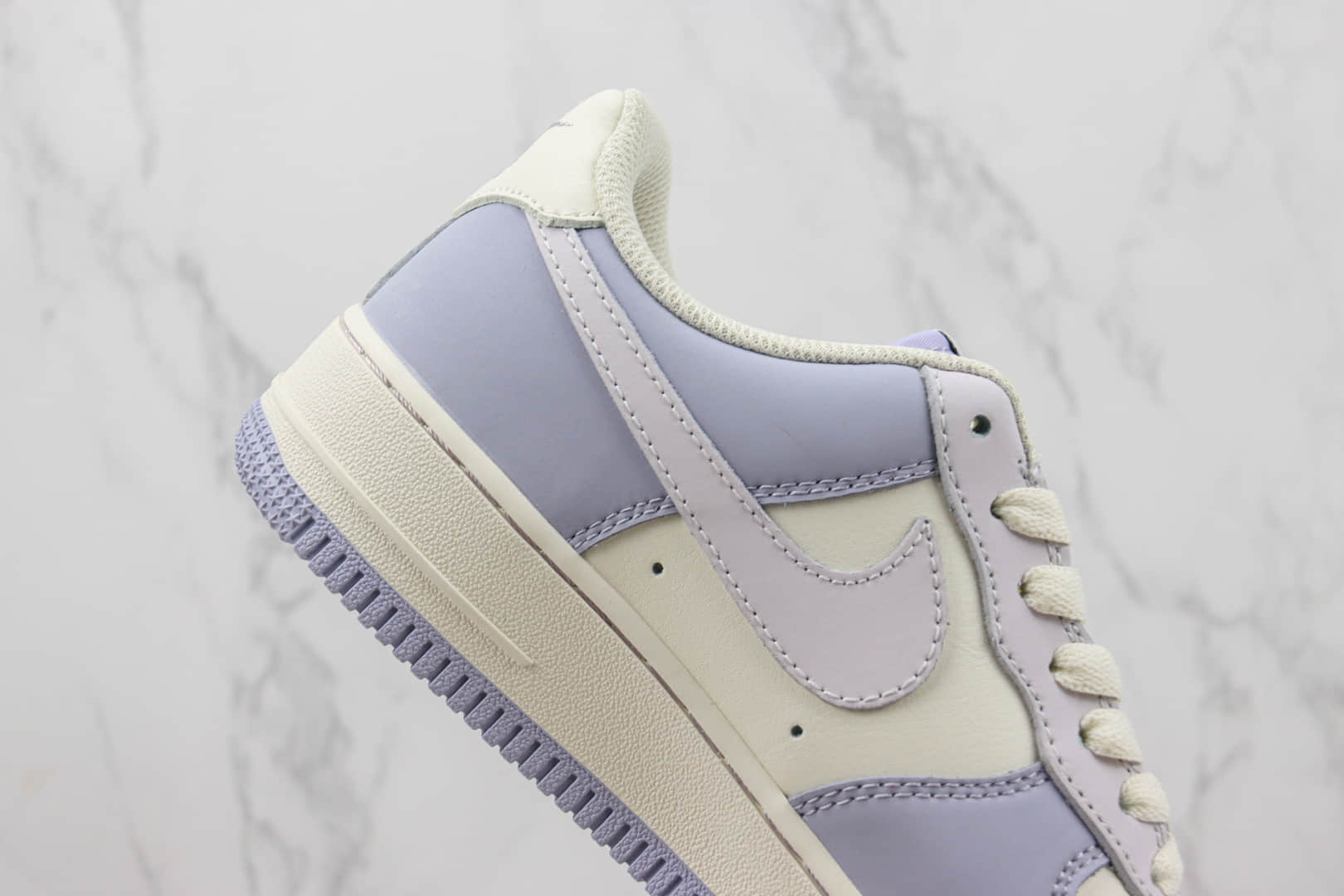 耐克Nike Air Force 1 '07 Low纯原版本低帮AF1普罗旺斯薰衣草紫板鞋 莆田天花板AF1系列 货号:DB3301-122