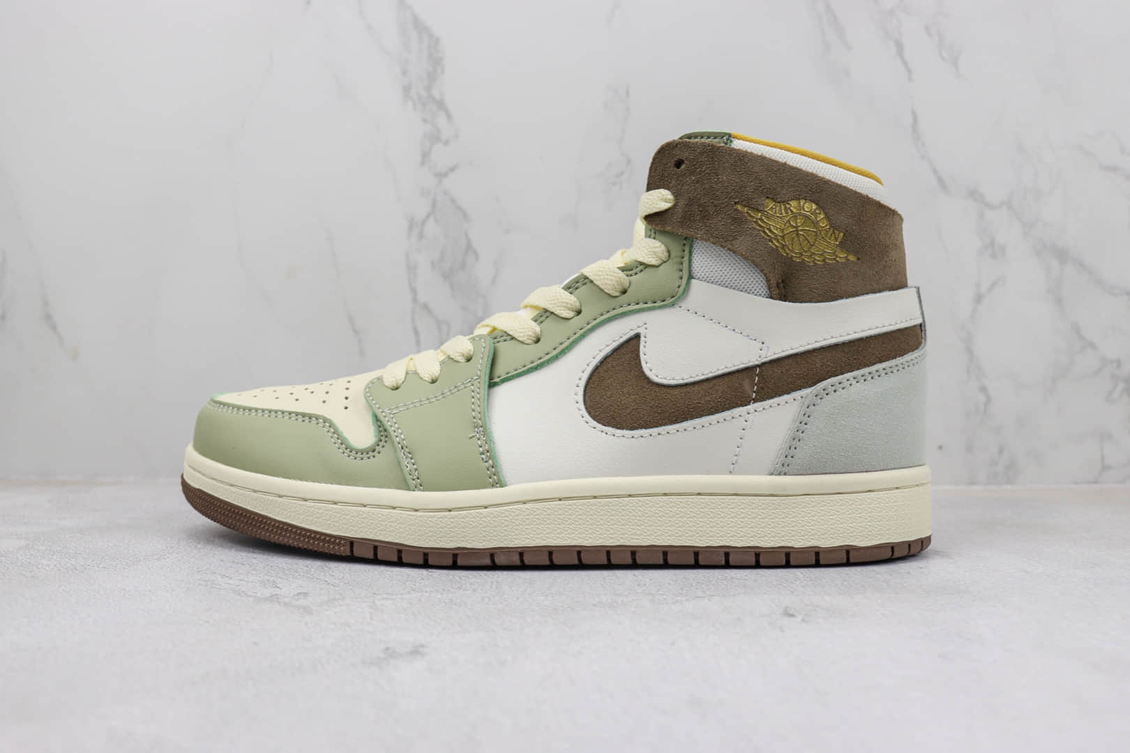 乔丹Air Jordan 1 High Zoom CMFT 2纯原版本高帮AJ1青白色篮球鞋 莆田天花板AJ1系列 货号:FD4327-121