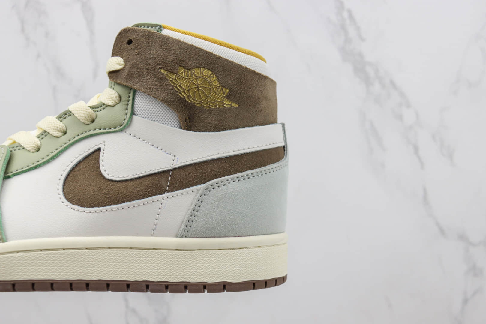 乔丹Air Jordan 1 High Zoom CMFT 2纯原版本高帮AJ1青白色篮球鞋 莆田天花板AJ1系列 货号:FD4327-121